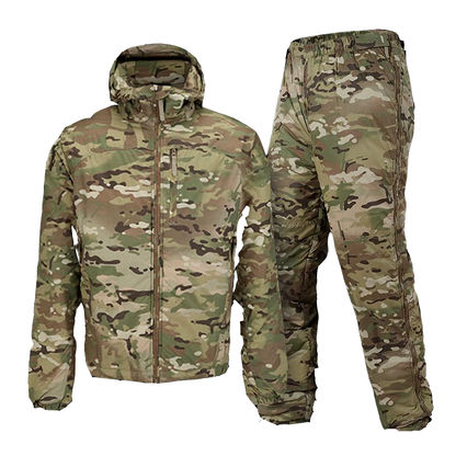 Tactical thickened men's frog suit winter coat Infra Red Resistant jacket camouflage