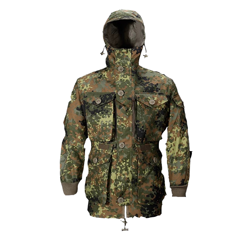 Camouflage tactical coat training windbreaker infra red resistant outerwear