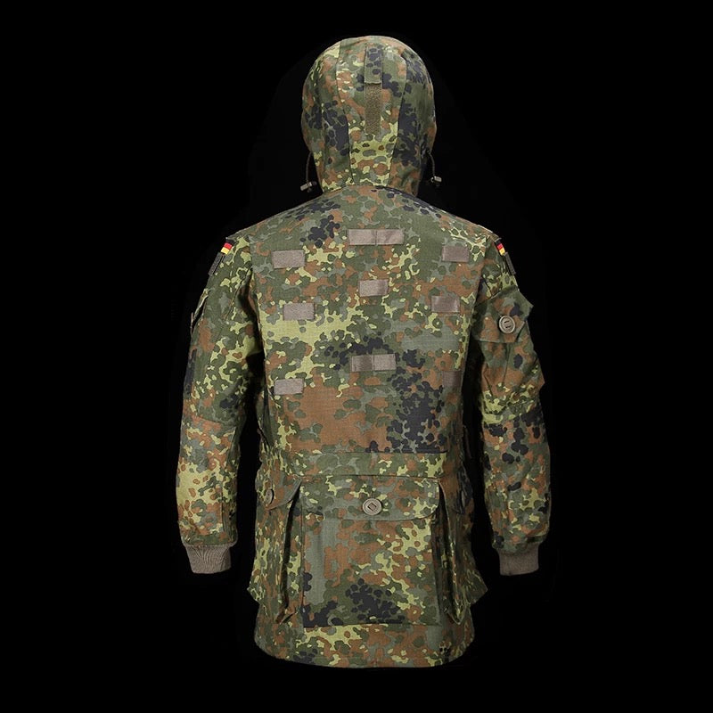 Camouflage tactical coat training windbreaker infra red resistant outerwear