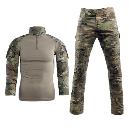 Men's Long-sleeved Outdoor Infra Red Resistant Thermal Imaging Camouflage Tactical Suit