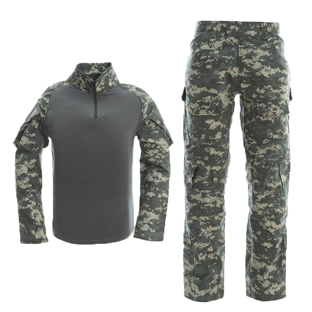 Men's Long-sleeved Outdoor Infra Red Resistant Thermal Imaging Camouflage Tactical Suit