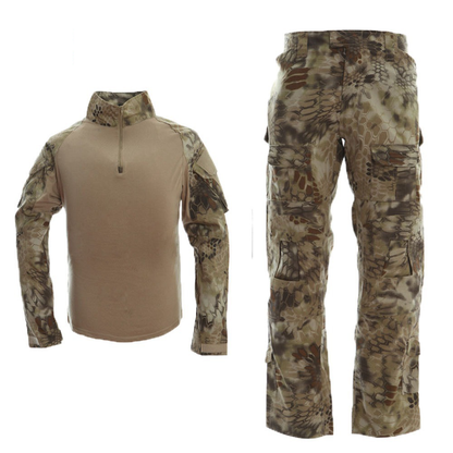 Men's Long-sleeved Outdoor Infra Red Resistant Thermal Imaging Camouflage Tactical Suit